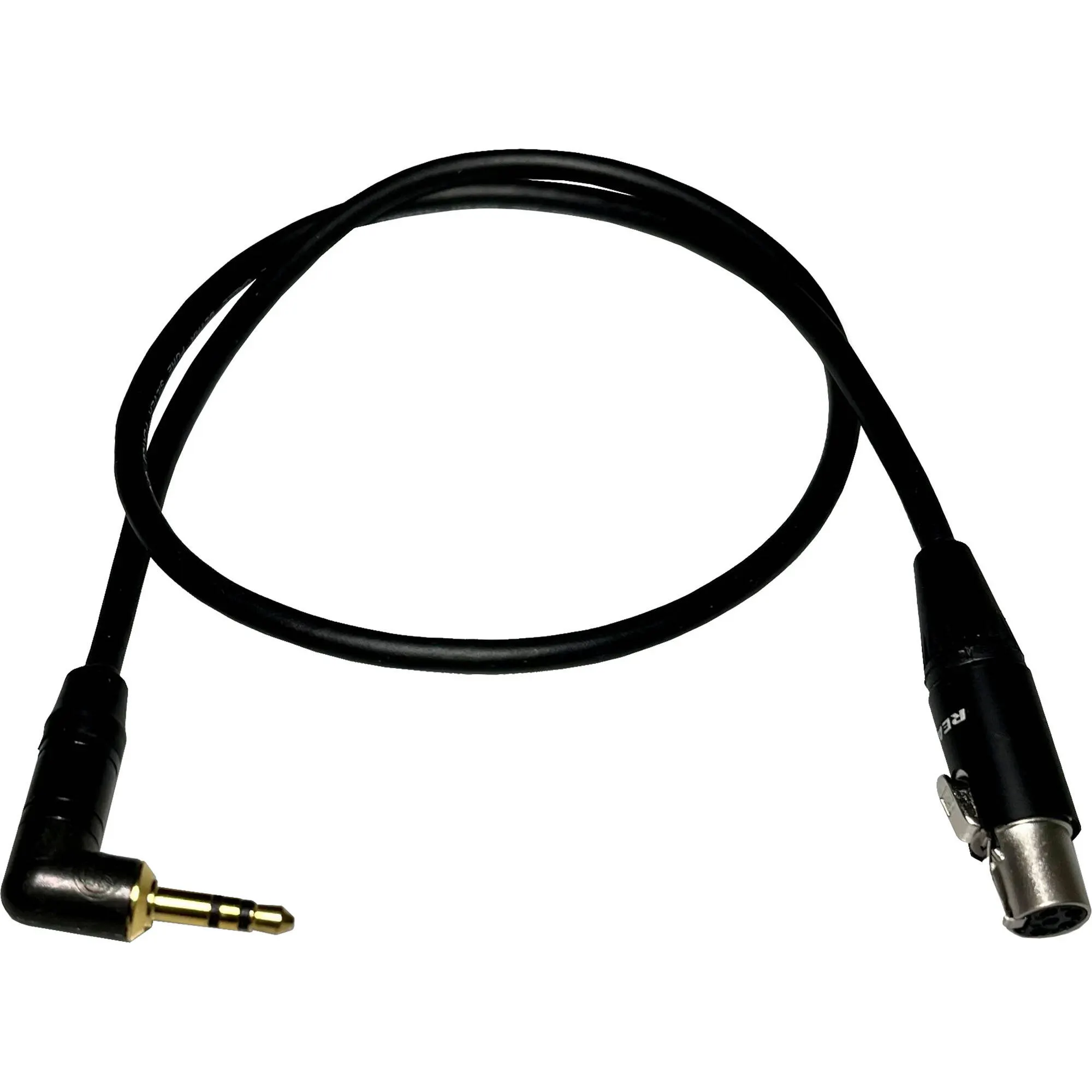 Beachtek BT-35 5-Pin Mini-XLR Female to Right-Angle 3.5mm TRS Male kabel (18”)