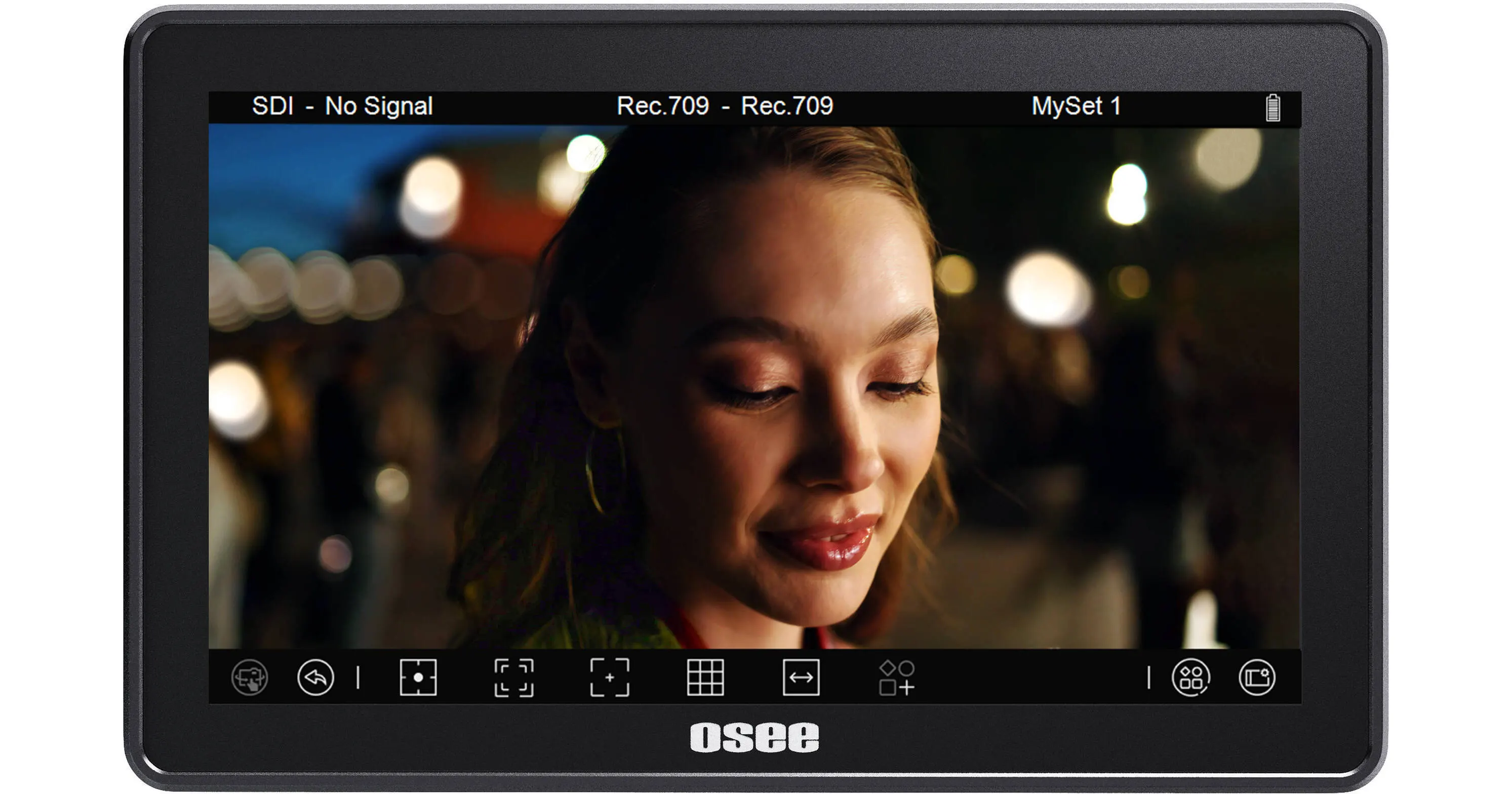 OSEE G7 7" 4K HDMI/3G-SDI feltmonitor